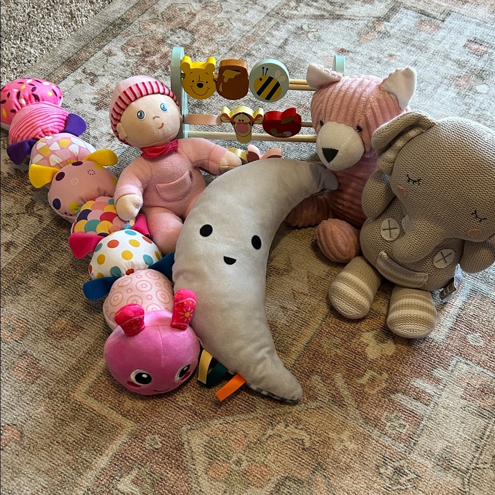 Colorful Plush Toy Set for Kids